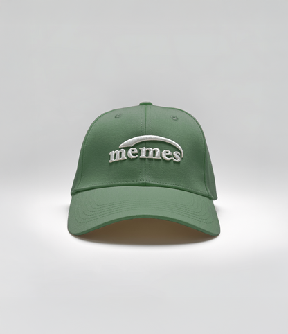 "memes" Puff Embroidered Cap